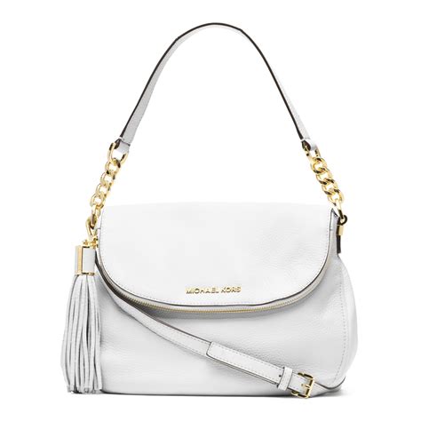 michael kors shopper bag white|Michael Kors white shoulder bags.